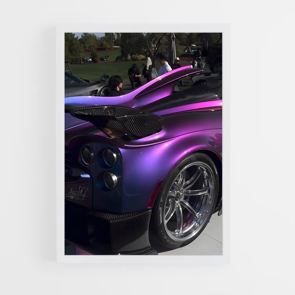 Poster Huayra Mystique – affiche Pagani (vue 3)